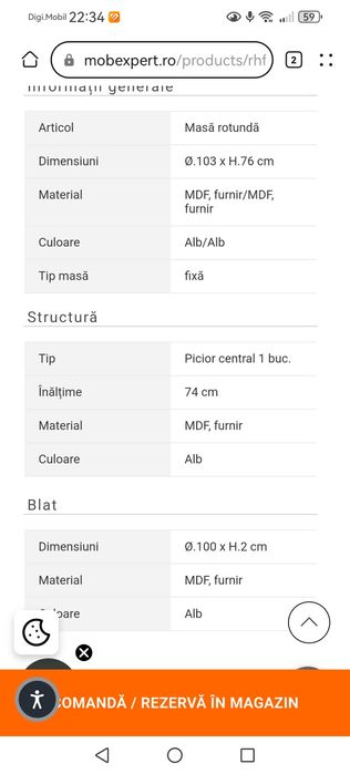 Masa dinning mobexpert