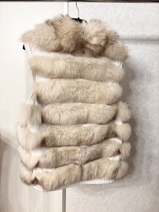 Vesta blana naturala . Marimea S
