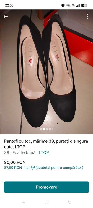 Pantofi dama mărime 39