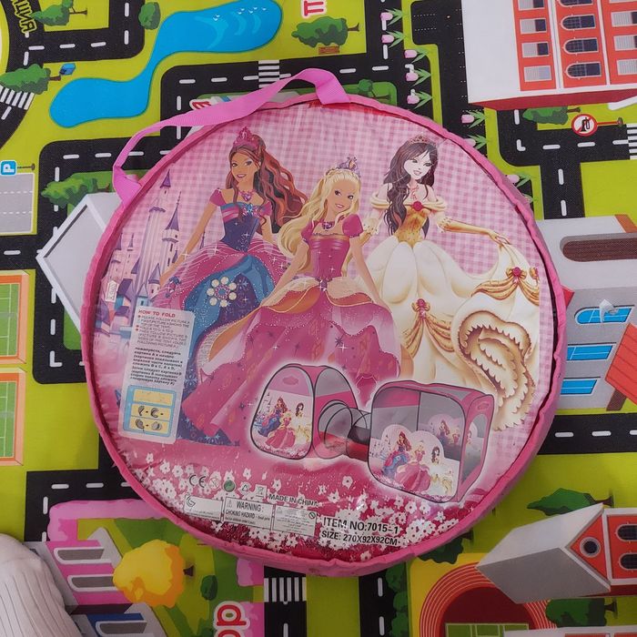Домик,палатка с тоннелем 3 в 1 для девочки