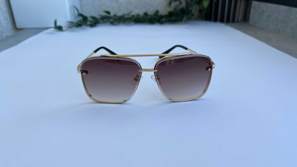 Ochelari de soare Dita Mach Six - Rama aurie Lentile maro degrade