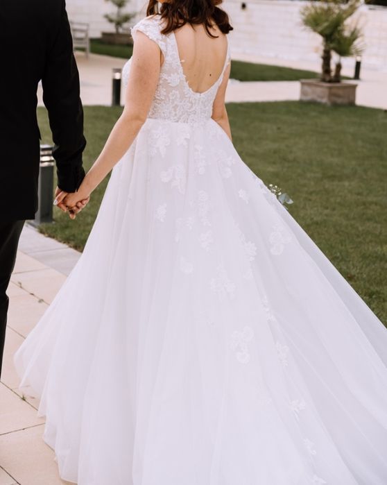Rochie mireasă A-line mărimea 40 (L)
