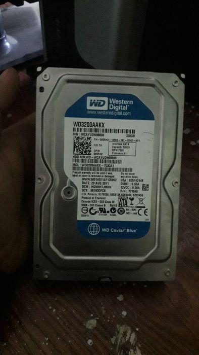 HDD sotiladi 320 gb