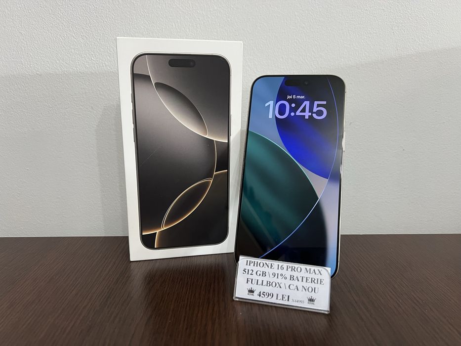 Amanet Royal CB : iPhone 16 Pro Max 512 GB