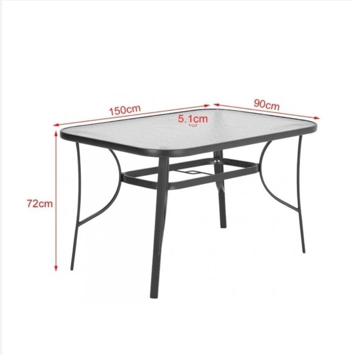Столове 8 бр. + голяма маса комплект Луксозна изработка