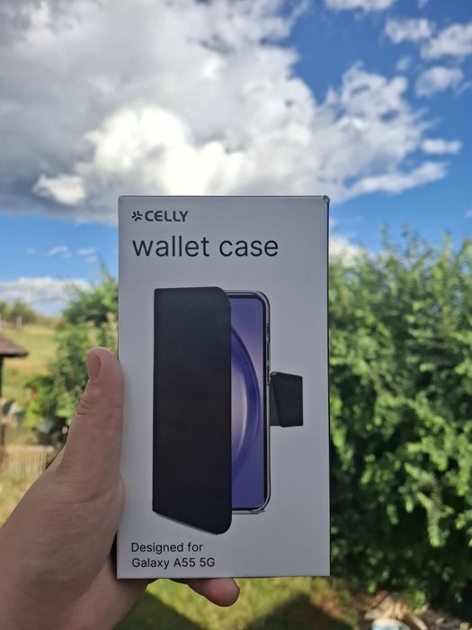 Husă tip portofel Samsung a55 Nouă