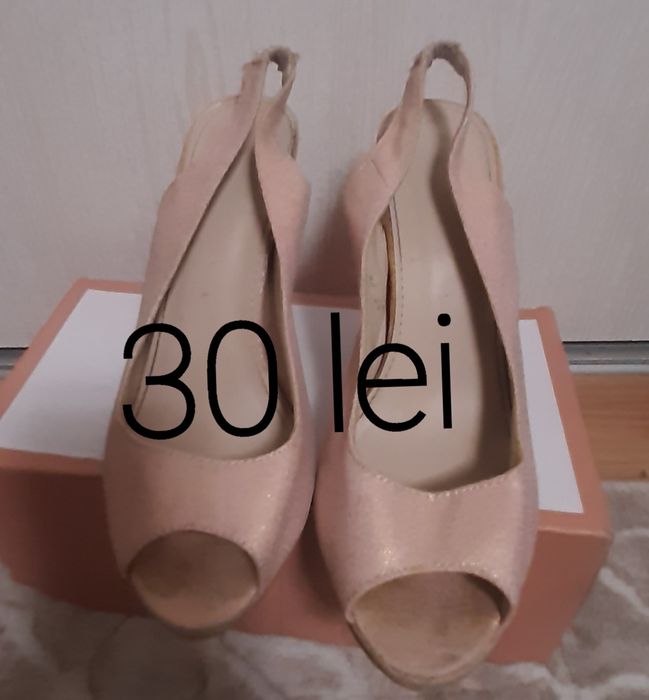 Pantofi cu toc mar 37-38