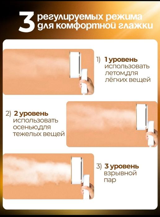 Отпариватель белый