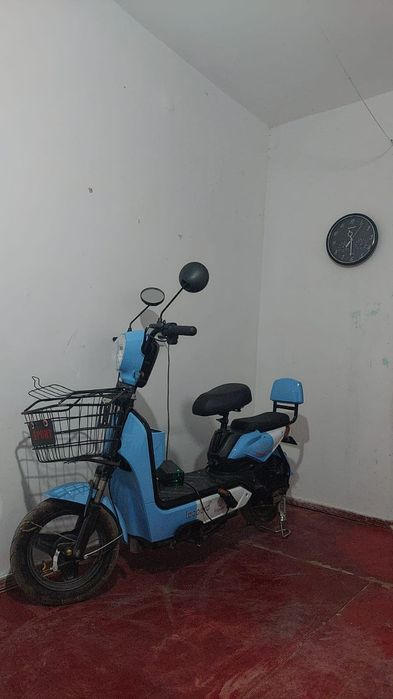 Электро Скутер синий