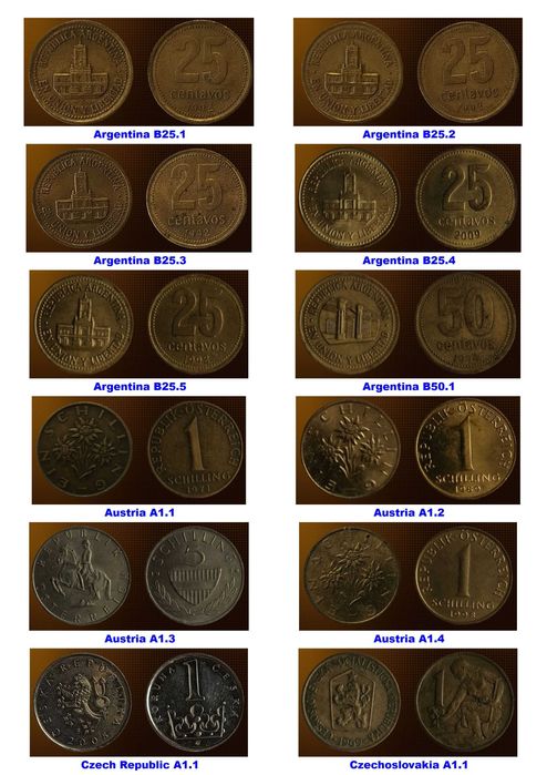 132 чуждестранни монети (вкл. сребърни) 1839 г - 2022 г от 29 държави