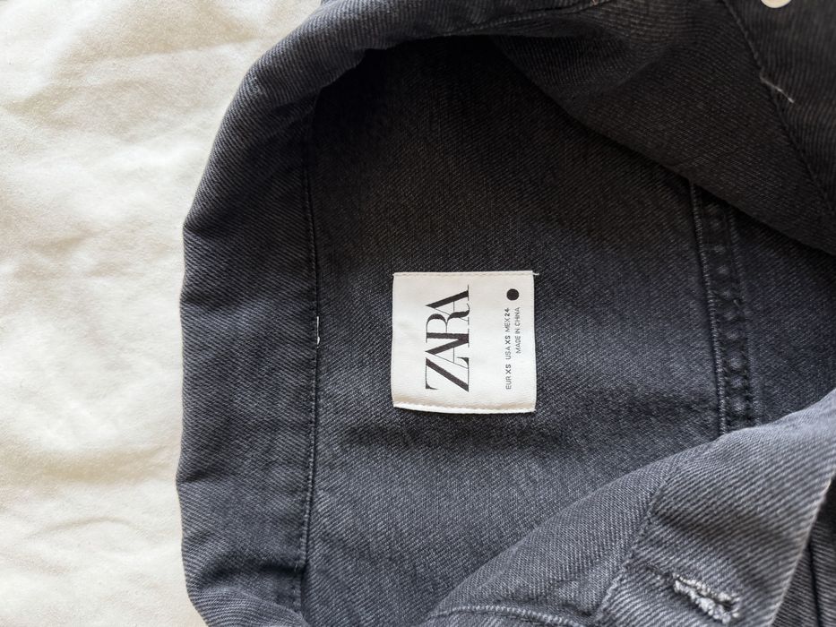 Джинсовка рубашка Zara женская