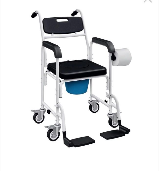 Scaun cu rotile si WC