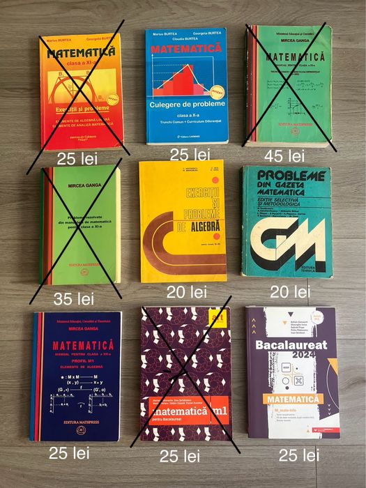 Diverse carti pentru scoala