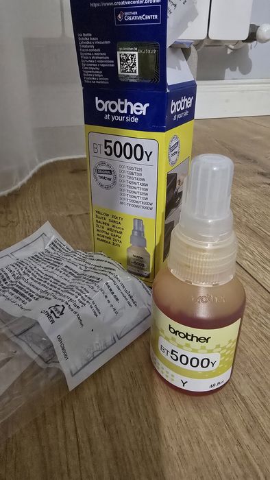 Flacon rezerva cerneala Brother Yellow BT 5000Y