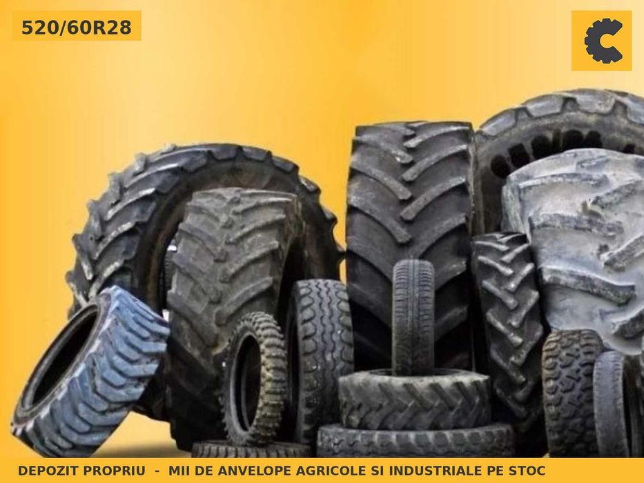 Cauciucuri Anvelope 520/60R28 520 60 R28 5206028 520 60R28 Michelin Tractor Utilaje Agricole Radial SH Second Hand GARANTIE Garantie 1 An Factura