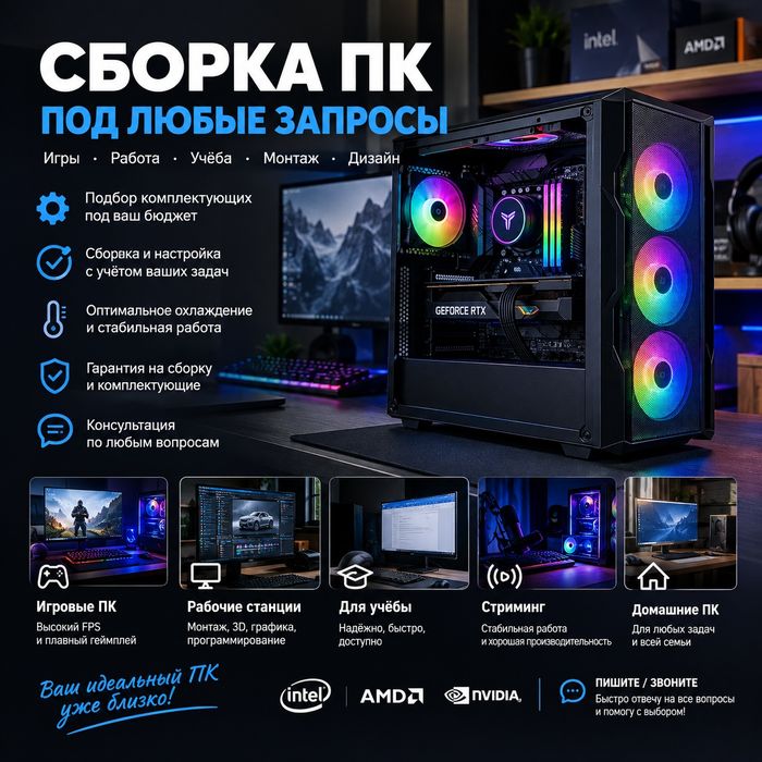 Сборка ПК под любые запросы!
