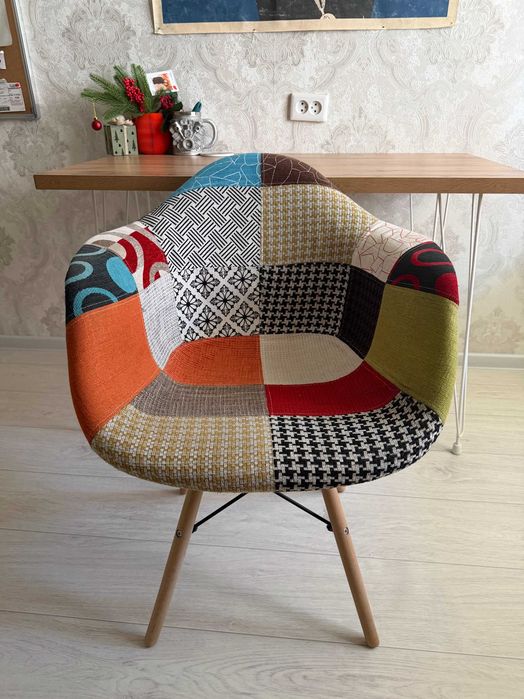 Мягкий стул Eames Patchwork