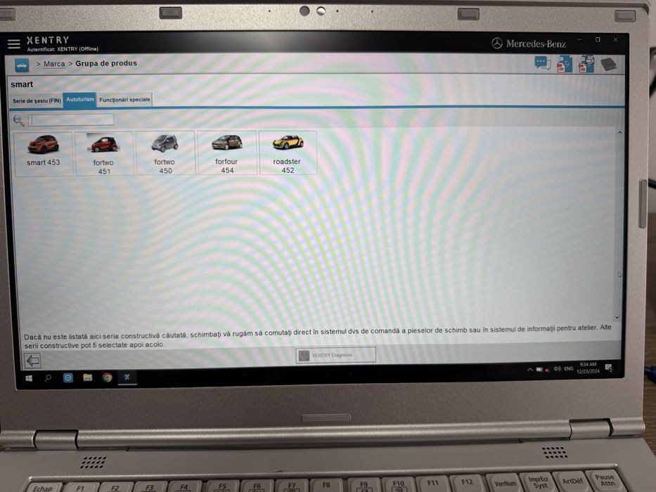 Tester/Diagnoza Xentry Mercedes-Benz Star C4+Laptop Lenovo cu softuri