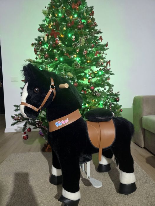 Scuter calut, Ponycycle, cu pedale si roti, din plus, viraje stanga si