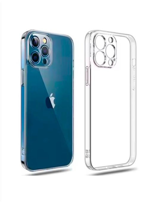 iPhone 11/12/13/14 PRO MAX - Husa Simple Case Slim Silicon Neagra/Clar