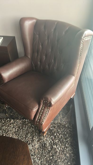 Кожено кресло от естествена кожа