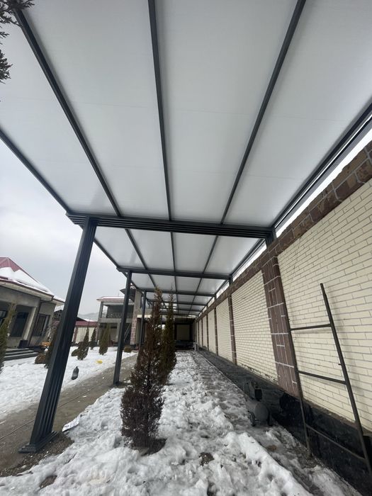 Навес сендвичпанелдан 2026 тренд фасон