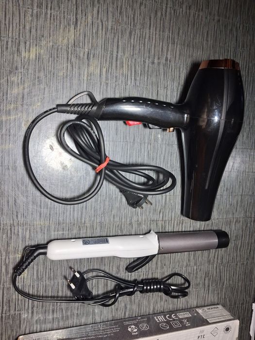 Новая плойка и фен. 2000тг/шт.
