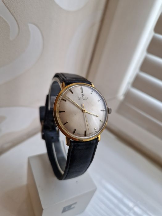 Антикварен немски мъжки ръчен часовник Junghans