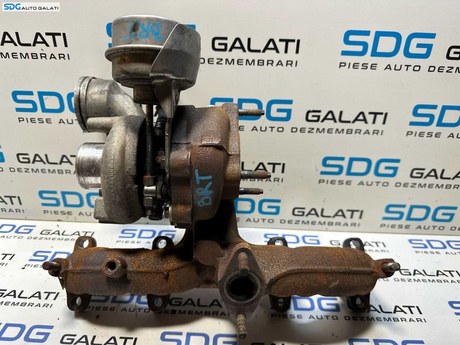 Turbina Turbo Turbosuflanta cu Galerie Evacuare Seat Alhambra 2.0 TDI BRT 2001 - 2010 Cod 54399880060 54431015096 710065125 [X3041]