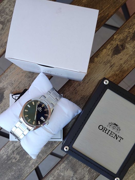 Orient Stretto Date Automatic Sunburst Blue 38.5mm