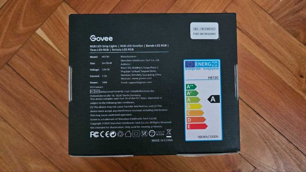 Govee RGB LED лента – 5м (смарт осветление)