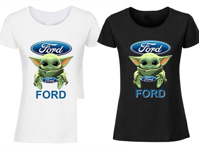 Мъжка и дамска тениска Baby Yoda Hug BMW Mercedes Subaru Pоrsche и др