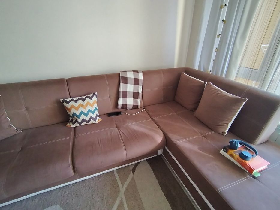 Диван със спална функция и 2 ракли