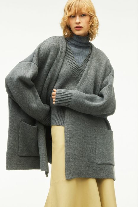 Fusta piele naturala Zara Studio