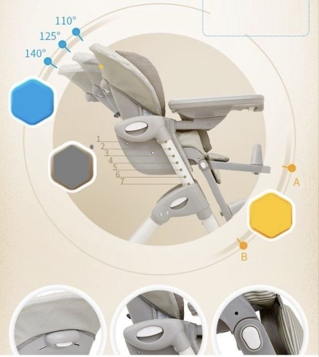 Продам стульчик для кормления Joie