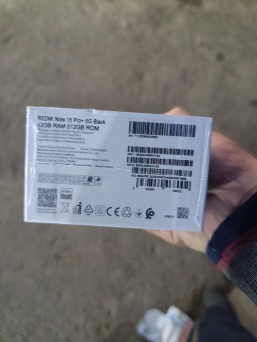 Redmi note 15 pro+ 5G garantiya pochka