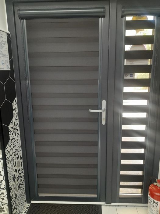 Rolete zi / noapte cu casetare antracit