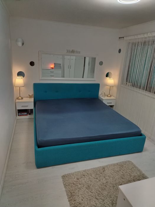 Pat matrimonial cu saltea