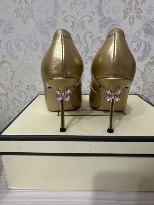 Туфли золотистый