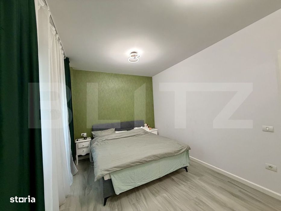 Apartament de 2 camere, 54 mp, complet mobilat, in ansamblu de lux –