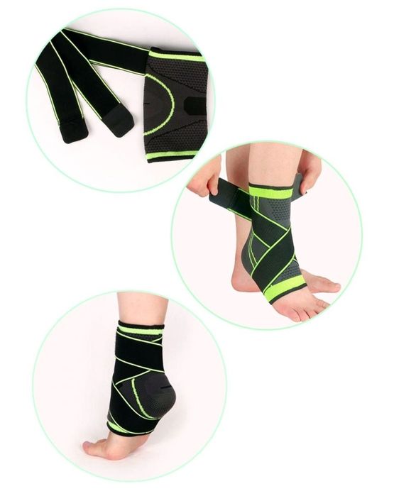 Универсальный ортез-бандаж на голеностоп ноги