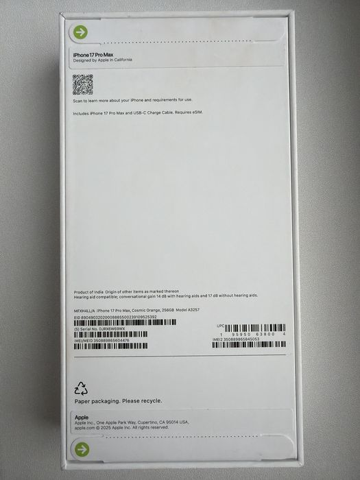 iPhone 17 Pro Max SIGILAT