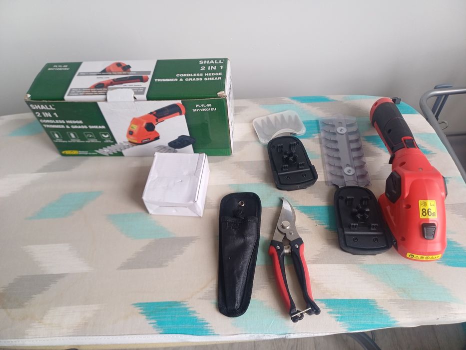 Masina de tuns gard viu, tuns manual, Shall, 7,2 V,foarfeca bonus!