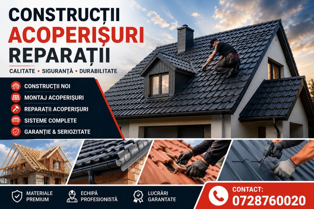 Meserias acoperisurii ~ Dulgherie ~ Terase ~ Vopsire
