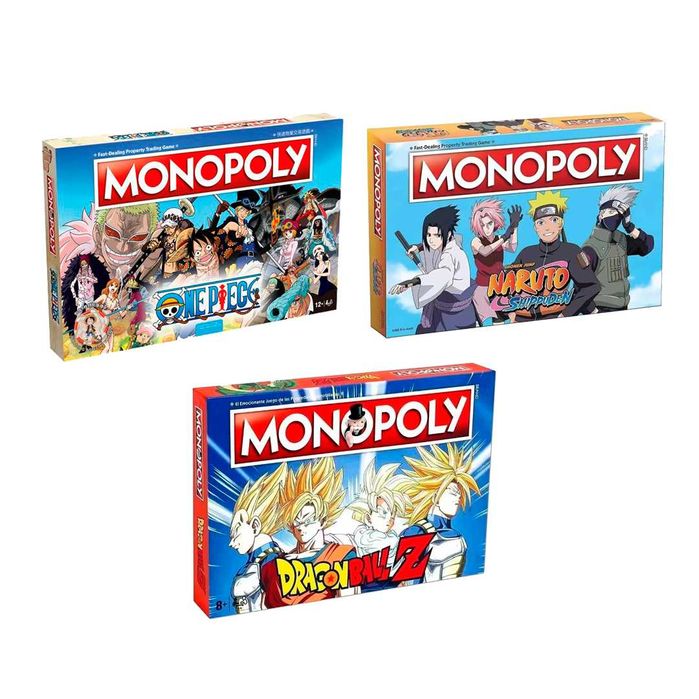 АНИМЕ МОНОПОЛИЯ - One Piece, Naruto, Dragon Ball Z (настольная игра)