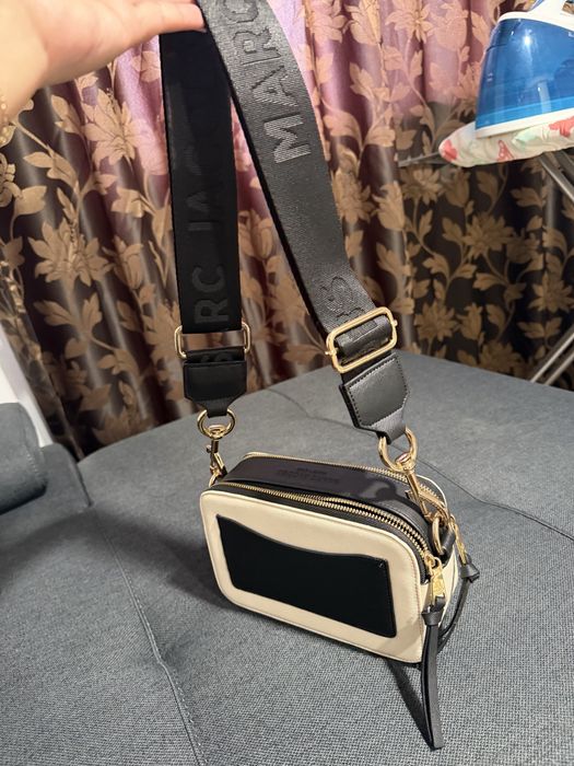 Geanta marc jacobs bej&negru