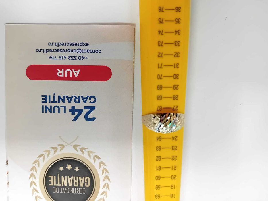 (Ag33) Inel Aur 14K Garantie 2 ani