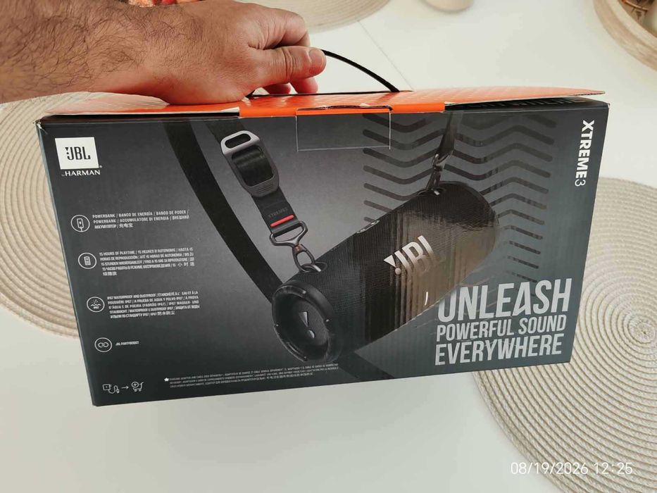 Boxa portabila JBL Xtreme 3, Bluetooth, IP67, Pro Sound, Powerbank 15H