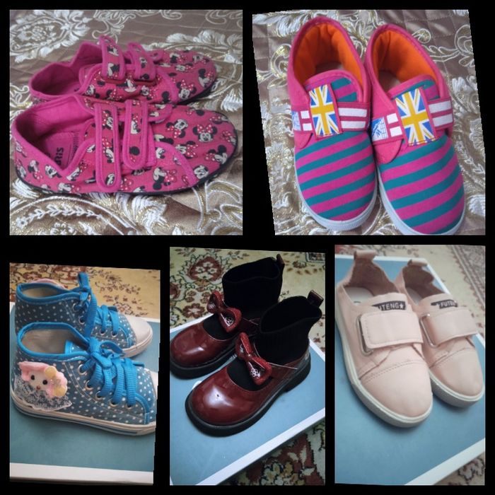Детские обуви для девочек макаси, кеды...