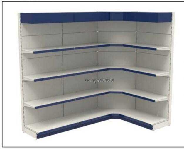 Професионални стелажи за магазин (120кг на рафт) и ъглови стелажи НОВИ